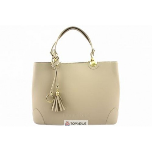 Женская кожаная сумка Grazia (M8938) бежевая