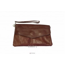 Женский кожаный клатч DIANA (BM15212) коричневый