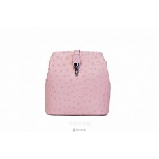Женская кожаная сумка INES (P2280) розовая