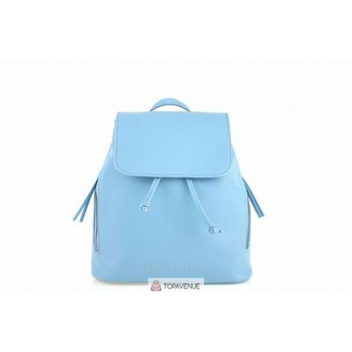 Женский кожаный рюкзак Zelinda (S7068) голубой