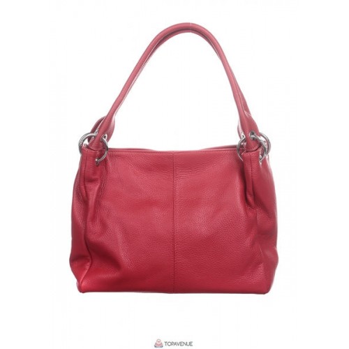 Женская кожаная сумка ASIA (S6814) красная