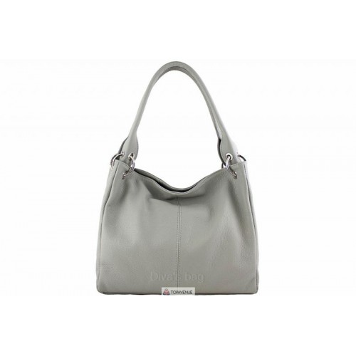 Женская кожаная сумка ASIA (S6814) серая