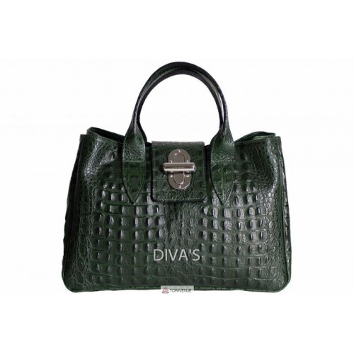 Жіноча шкіряна сумка LAURA (BM11205) темно-зелений