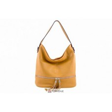 Женская кожаная сумка Klara (S7022) коньячная