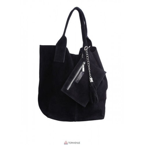 Жіноча замшева сумка ARIANNA (S6813) чорна