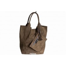 Жіноча замшева сумка ARIANNA (S6813) тауп