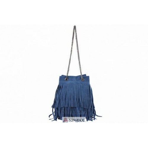 Женская замшевая сумка Naima (TR977) синяя