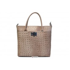 Женская кожаная сумка CAROLINA (S6815) тауп