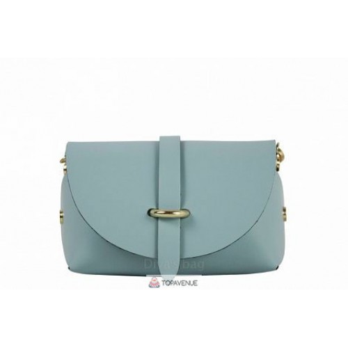 Жіноча шкіряна сумка Elvia (TR992) світло-синя