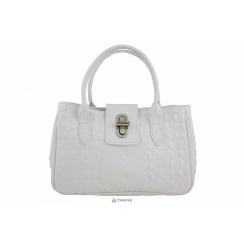 Женская кожаная сумка NARCISA (М8904) белая