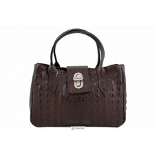 Жіноча шкіряна сумка NARCISA (М8904) коричнева