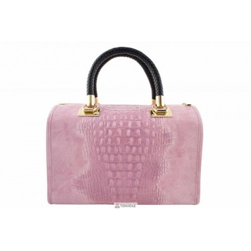 Жіноча шкіряна сумка MARIANNE (M8836) рожева