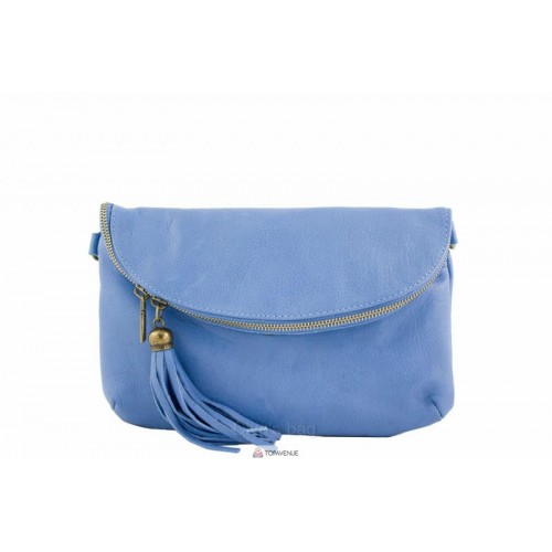 Жіноча шкіряна сумка SABINE (TR928) блакитна