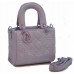 Жіноча сумка Lady Dior Dior Cannage Bag фіолетова