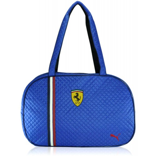 Спортивная сумка Puma Ferrari стеганая овал синяя