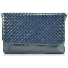 Женский кожаный клатч 2053 синий