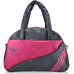 Спортивная сумка Adidas Diagonal серая с малиновым