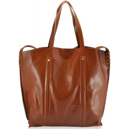 Жіноча шкіряна сумка 8233 руда