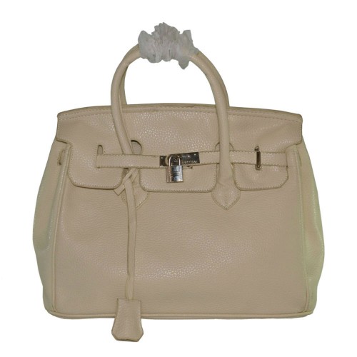 Жіноча сумка Hermes Birkin 35 см молочна