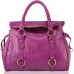 Кожаная сумка 1616 фуксия