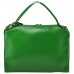 Жіноча шкіряна сумка 0196 зелена