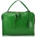 Жіноча шкіряна сумка 0196 зелена