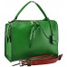 Жіноча шкіряна сумка 0196 зелена