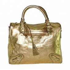 Шкіряна сумка 8818 золотиста