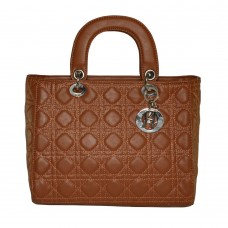 Жіноча сумка Lady Dior Cannage Bag руда