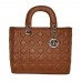 Жіноча сумка Lady Dior Cannage Bag руда