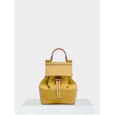 Жіноча шкіряна сумка-рюкзак Adelle 042/180/Lu жовта