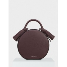 Женская кожаная сумка Tondo mini 043/6055/Lu бургундия 