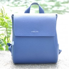 Женский кожаный рюкзак Estelle синий