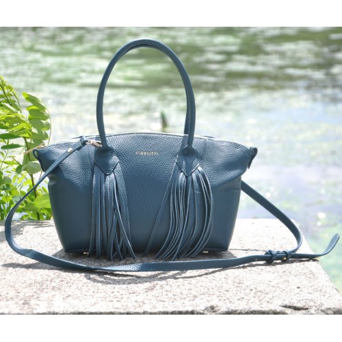 Женская кожаная сумка Bordo морская волна