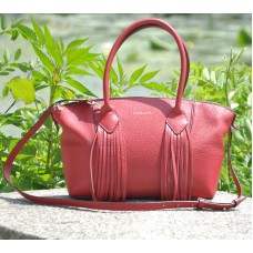 Женская кожаная сумка Bordo красная