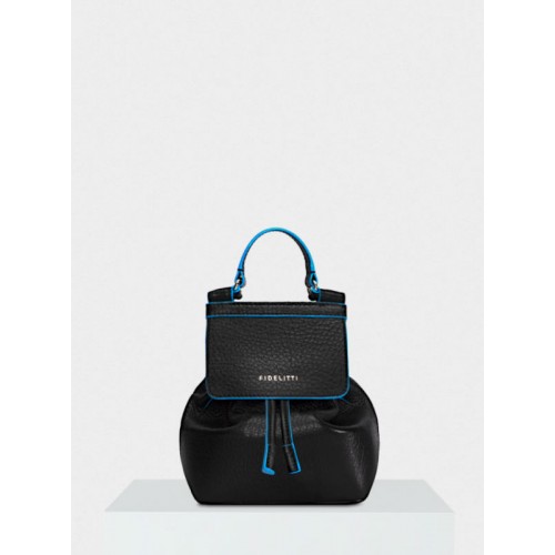 Жіноча шкіряна сумка-рюкзак Adelle 042/0/Lu/B чорна