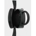 Женская кожаная сумка Tondo mini 043/0/T/G черная с зеленым
