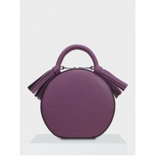 Женская кожаная сумка Tondo mini 043/6057/Lu лиловая