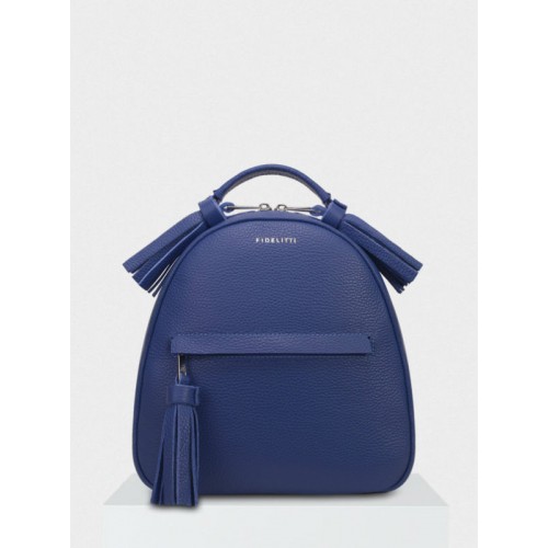 Жіночий шкіряний рюкзак Zaino 027/6037/Lu синій