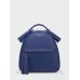 Жіночий шкіряний рюкзак Zaino 027/6037/Lu синій