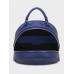 Жіночий шкіряний рюкзак Zaino 027/6037/Lu синій