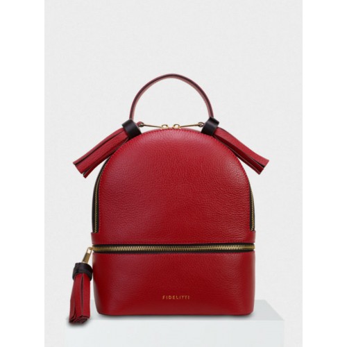 Жіночий шкіряний рюкзак Salerno 058/6053/Lu гранат