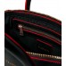 Женская кожаная сумка Sevilla 046/0/Lu черная с красным