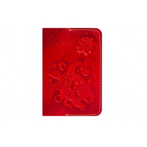 Обложка для паспорта Gato Negro Turtle-X Red