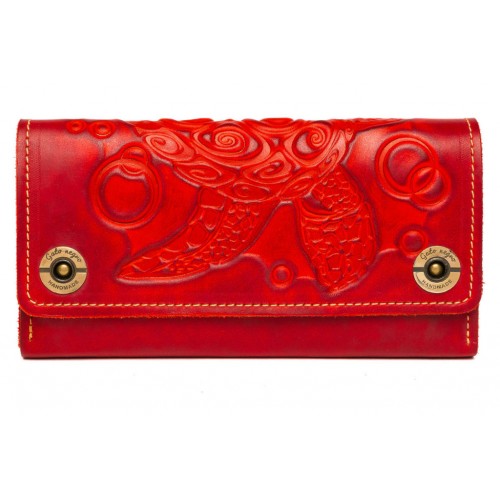 Кошелек-клатч Gato Negro Alfa Big Turtle Red