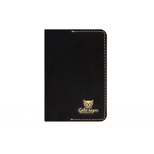Обкладинка для паспорта Gato Negro Alfa Black