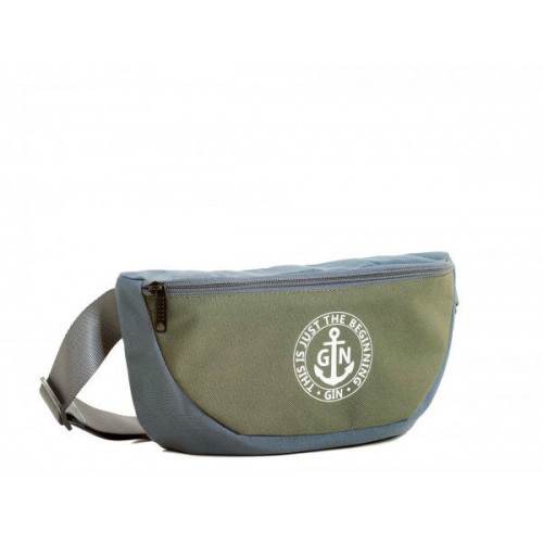 Поясная сумка GIN L (wblgrkh) серая с хаки