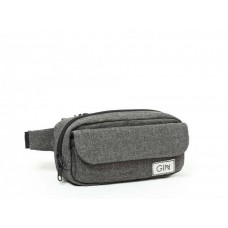 Поясна сумка GIN "Мен cotton" темно-сіра