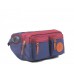 Поясна сумка GIN "Дакота" (wbvbl_o) синя з бордовим