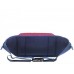 Поясна сумка GIN "Дакота" (wbvbl_o) синя з бордовим